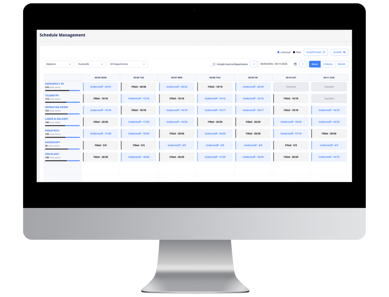 Intelligent Shift Collaboration Schedule Management on Desktop