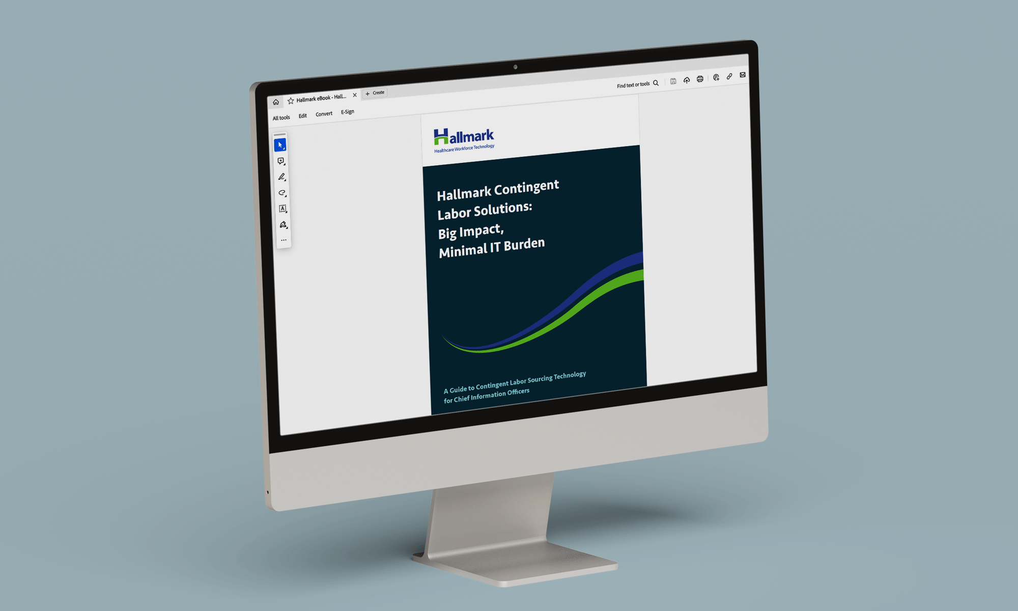 An image of the CIO ebook on a computer screen.
